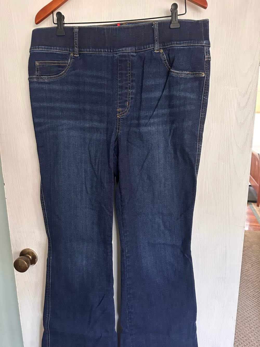 SPANX Dark Blue Stretch Jeans - TALL